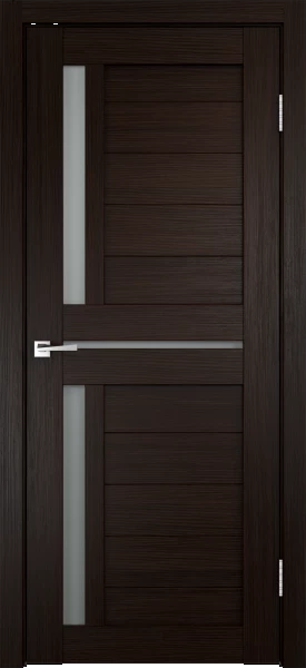 Дверное полотно экошпон DUPLEX 3 со стеклом, цвет Венге,  600х2000