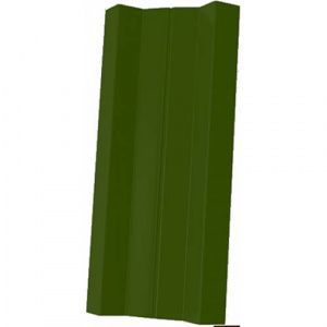 Штакетник СТАНДАРТ М-образный 1500*100мм ПЭ RAL 6005 (зеленый)