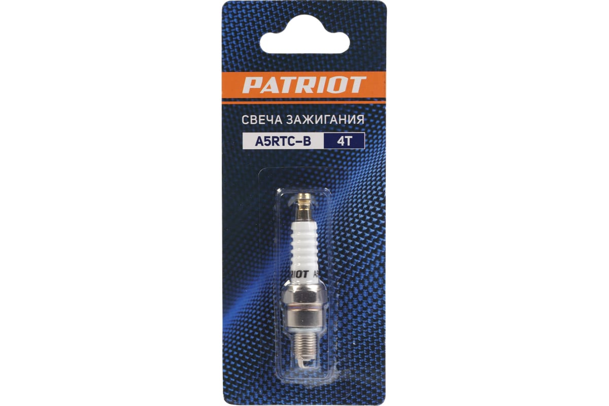 Свеча зажигания PATRIOT А5RTC-B 4Т, 16 мм, резьба 12 мм, шаг М10х1.0