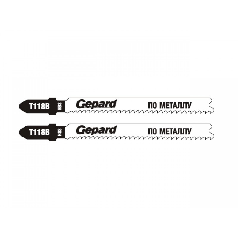 Пилка лобз. по металлу T118B (2шт.) GEPARD (GP0620-02)