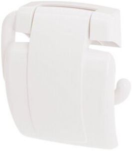 Держатель д/туалетной бумаги (белый) (уп.20)