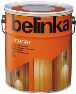 Покрытие Лазурное для защиты древесины BELINKA INTERIER №73 сметаново-белый 0,75л