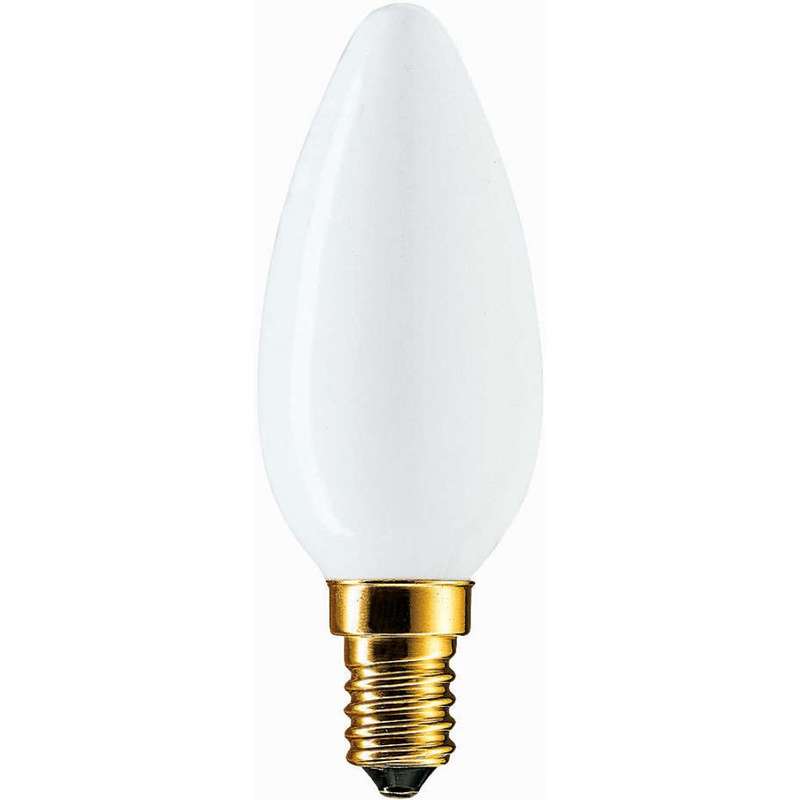 Лампа накаливания Е14 60Вт Свеча 220Вт B35 FR матовая 1CT/10X10 Stan Philips 871150001176350