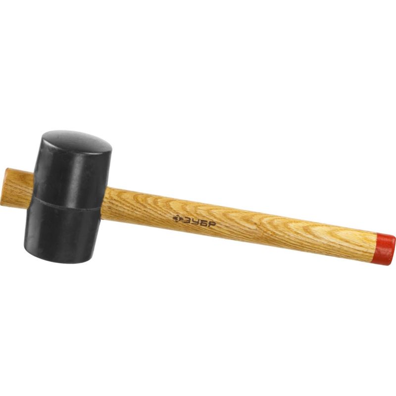 Киянка ЗУБР "МАСТЕР" резиновая с деревянной ручкой, 0,34кг 2050-55_z01