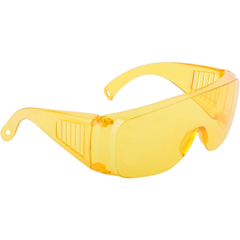 Очки защитные с дужками желтые KУРС 12232