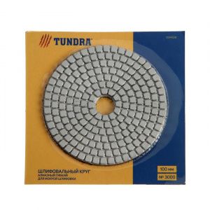 Алмазный гибкий шлифовальный круг TUNDRA "Черепашка", для мокрой шлифовки, 100 мм, № 3000 3594928
