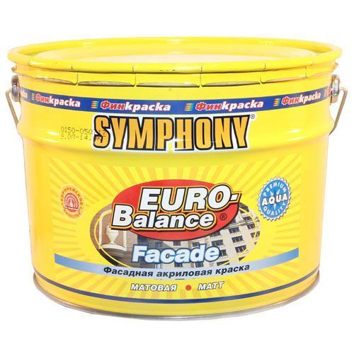 Краска фасадная в/э евро-баланс фасад аква LAP SYMPHONY 3/2.7л мет.  4.27кг