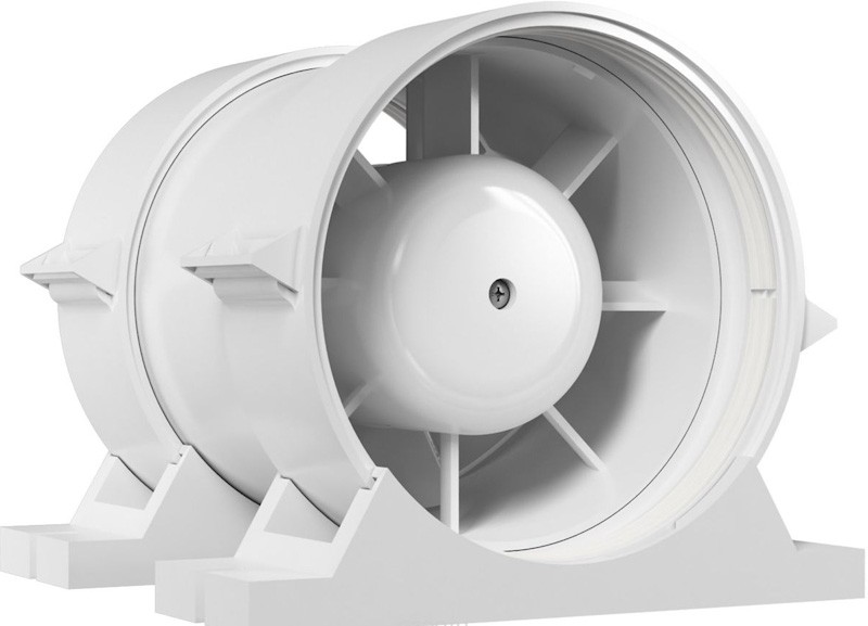 Вентилятор осевой канальный D160мм приточно-вытяжной с крепежным комплектом 22Вт 320 м3 DICITI PRO 6