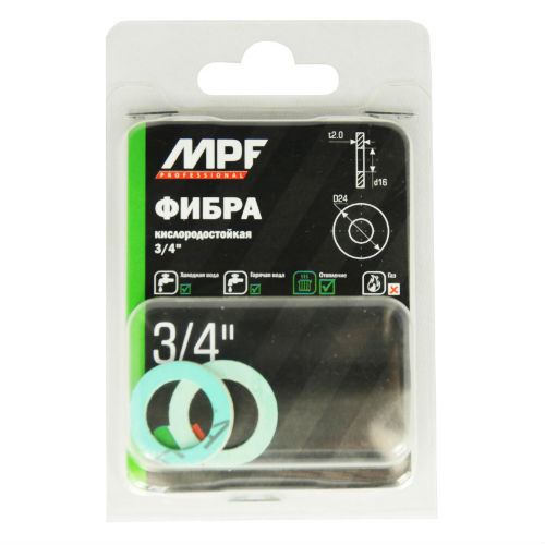Прокладка из фибры 1/2" MPF (3 шт.), MP