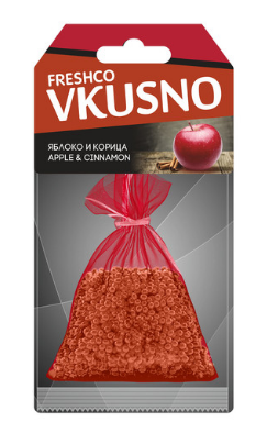Ароматизатор подвесной мешок "Freshco Vkusno" Яблоко и корица AR1VM005