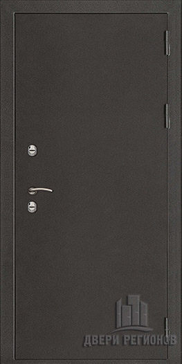 Дверь металлическая ТЕРМО 3 890 мм левая Антик тёмное сребро/Меламин венге светлый терморазрывом