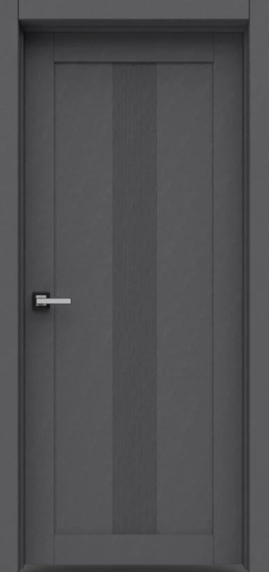 Дверное полотно ПВХ Emalit ЭКО Стиль бетон темный 700*2000 мм