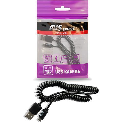Кабель AVS micro USB(2м, витой) MR-32 A78608S