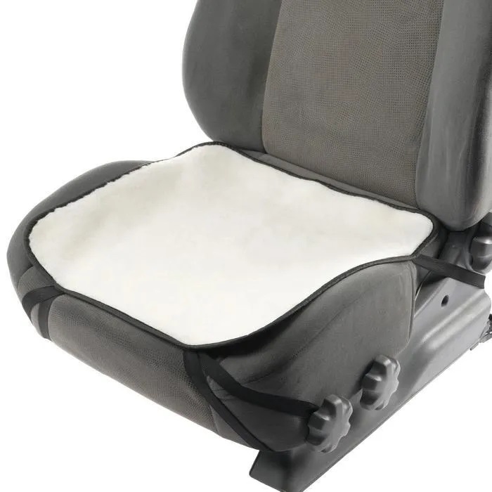 Накидка на переднее сиденье, искусственный мех, размер 48 х 48 см, белый 5364335