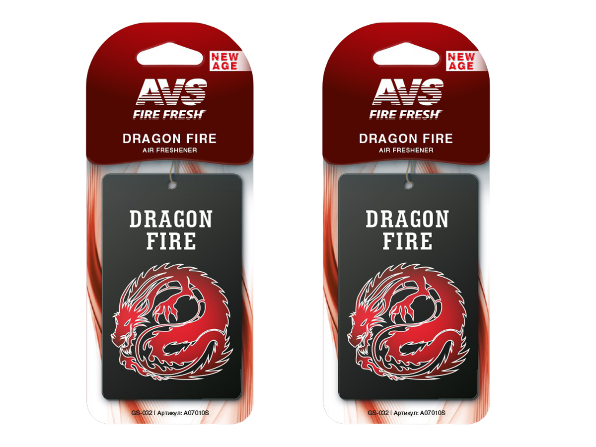 Ароматизатор AVS GS-032 New Age (аром. Dragon fire/Перец) (бумажные)