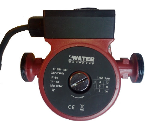 Насос циркуляционный 4WATER  FC 326-180, ECO, 230В/50Гц, для систем отопления, соединение фиттинги