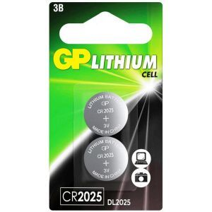 Литиевые батарейки GP CR2025-2CRU1