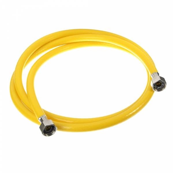 Шланг для газовых приборов из ПВХ (желтый) 1/2"х1,5 м в/в, MP-У