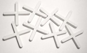 Крестики пластиковые для укладки плитки 3мм 150шт 47-0-030