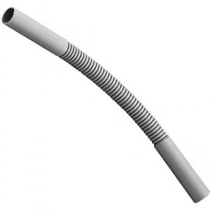 Поворот гибкий гофрированный для трубы d16 мм Рувинил П01416
