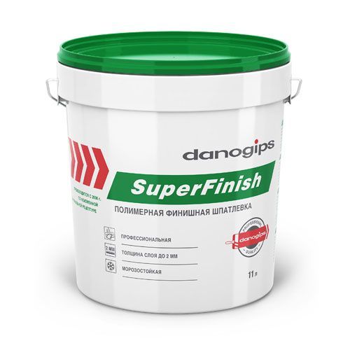 Шпатлевка DANOGIPS (Sheetrock) SuperFinish готовая финишная 11 л/18,1 кг (33  шт./подд.)