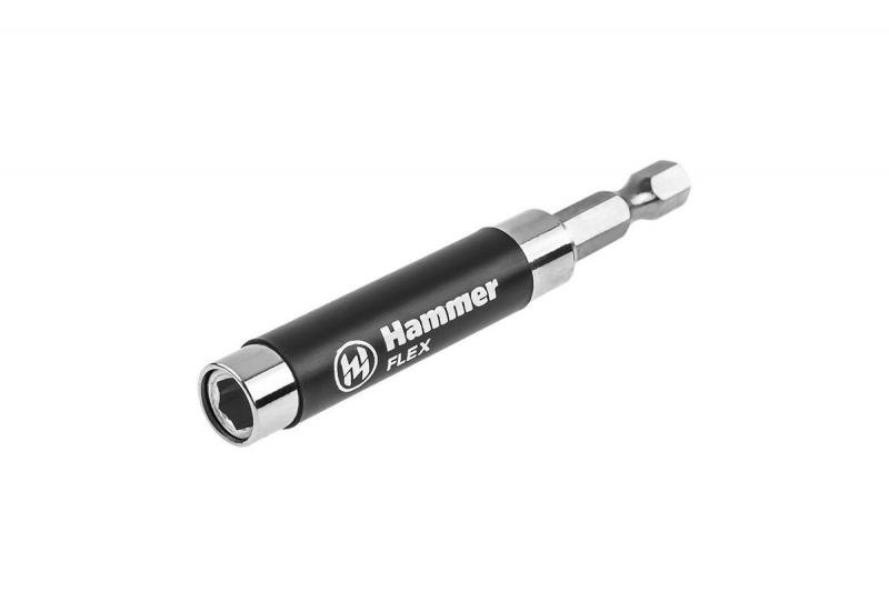 Магнитный держатель для бит Hammer Flex 203-205   выдвижной 1/4''*80мм
