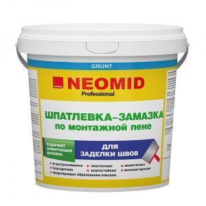 Шпатлевка по монтажной пене Neomid 1,4 кг