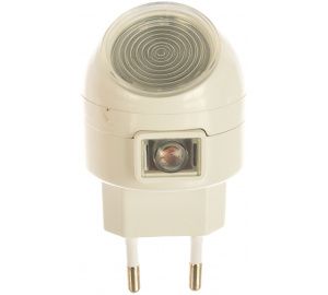 Ночник LED NLE 08-LW-DS белый вращающийся 360 градусов с датчиком освещения 230В IN HOME