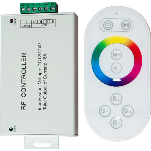 Контроллер для светодиодной ленты с П/У белый, 18А12-24V, LD56 FERON 21558