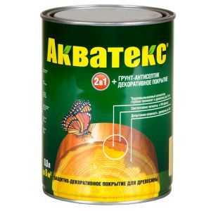 Покрытие защитно-декоративное  для древесины Акватекс - ваниль 0,8 л  (3шт/уп) (new)