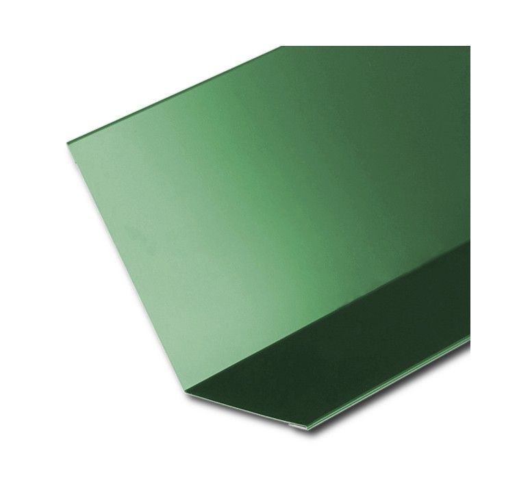 Планка примыкания 150*250мм RAL 6005 зеленый (2 м)