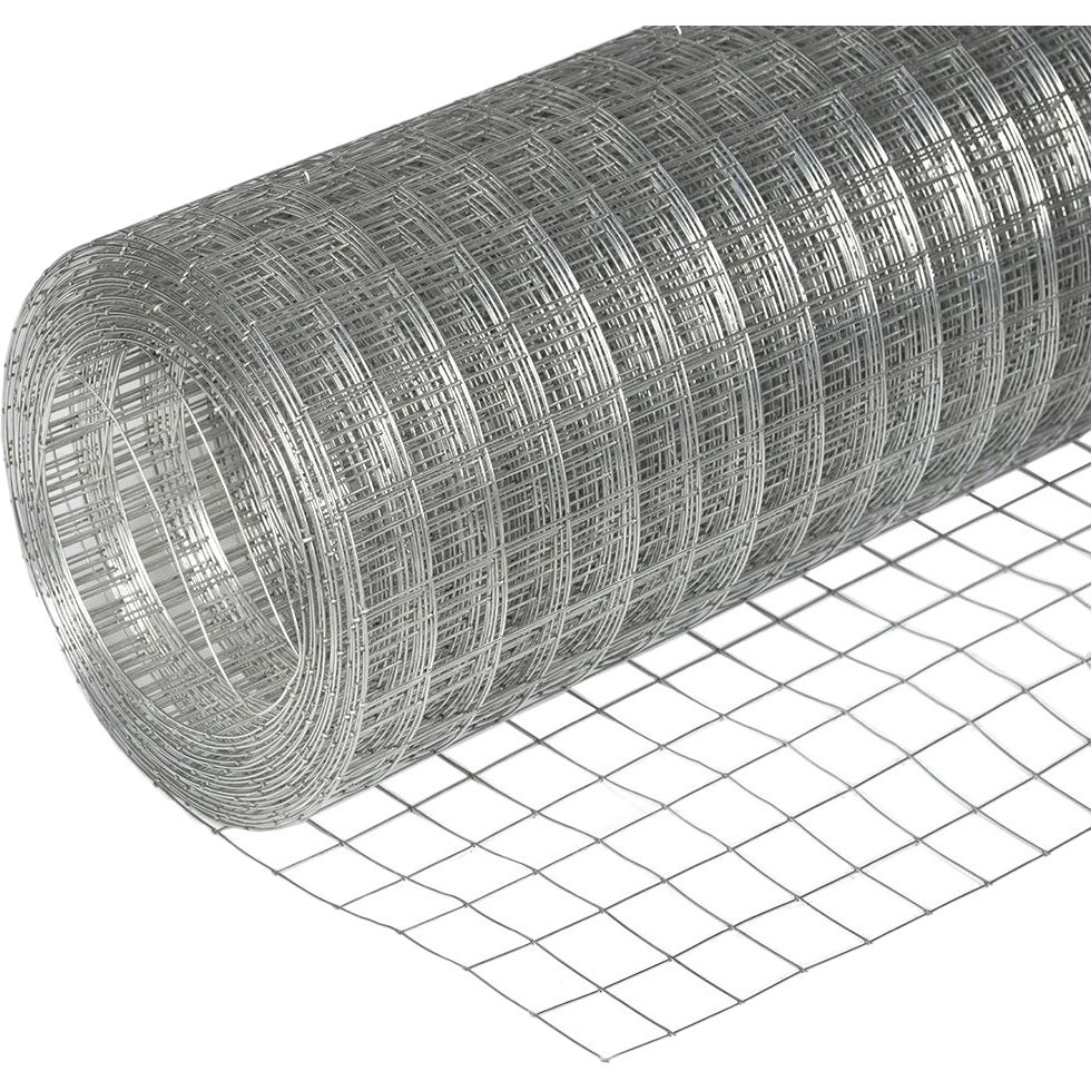 Сетка сварная оцинкованная 25х50х1,6 мм, 1,0х10 м, (10 кв.м.)