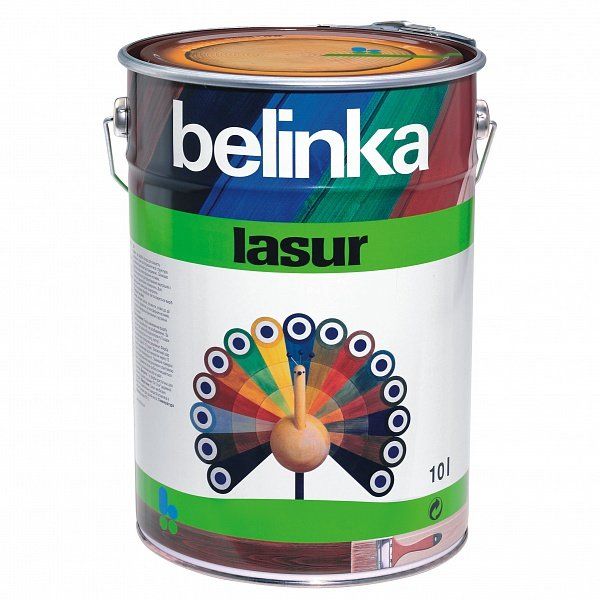 Покрытие Лазурное для защиты древесины BELINKA LASUR №12 Бесцветная 10л.