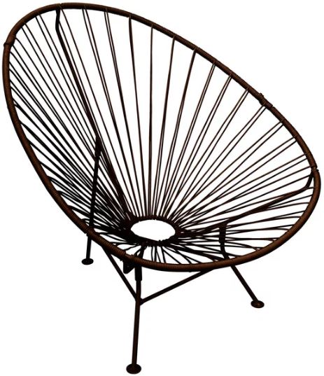 Кресло "Ракушка" коричневый