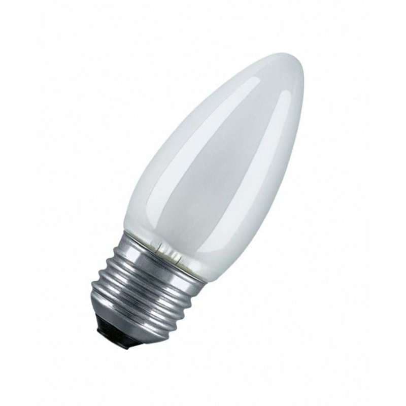 Лампа накаливания E27 40Вт Свеча 230В  B35 FR матовая 1CT/10X10 Stan Philips 871150005646750