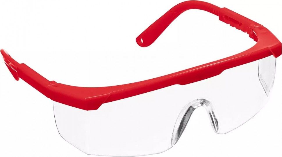 Защитные прозрачные очки ЗУБР СПЕКТР 5 монолинза с доп боковой защитой, открытого типа 110328