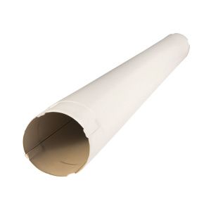 Труба водосточная соединительная 100*1000 мм ПЭ RAL 9003 (белый)