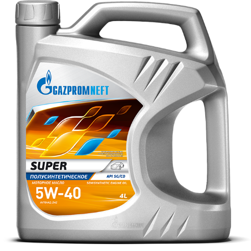 Масло моторное Gazpromneft Super 5W40 4л