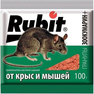 Рубит Зоокумарин+гранулы 100гр, У сырный (50) Летто