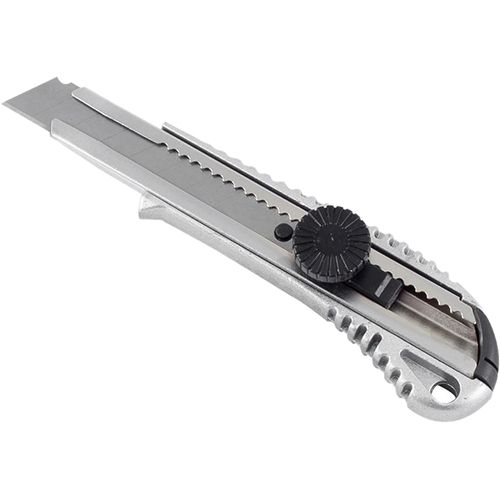 Нож "Aluminium-twist", винтовой фиксатор, 18 мм, алюмин корпус (Remocolor) (шт.)