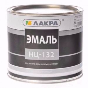 Эмаль НЦ-132 Лакра Серый 0,7кг Россия