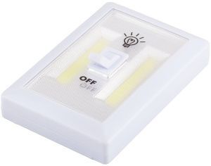 Светодиодный светильник с переключателем 1LED 3W (3*AAA),  115*75*35мм, белый FERON 23379