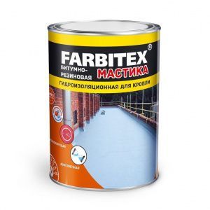 Мастика битумно-резиновая FARBITEX 17 кг