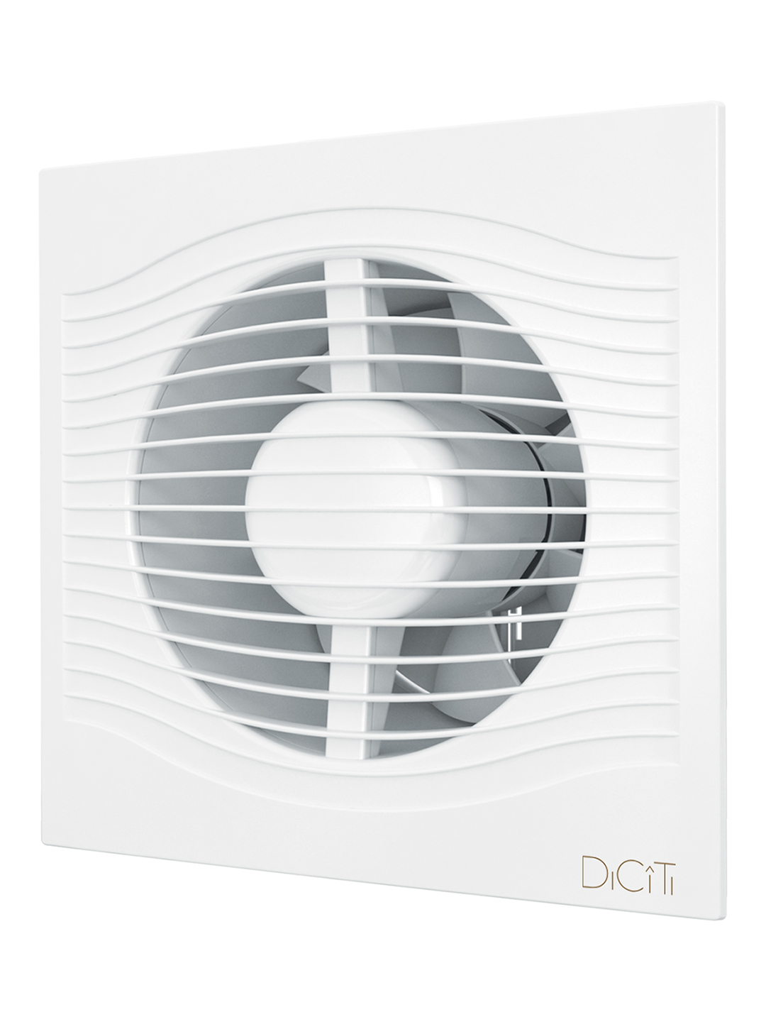 Вентилятор осевой D125 мм вытяжной с обратным клапаном  DICITI SLIM 5C