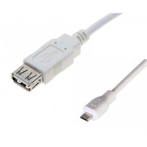 Шнур micro USB (male) - USB-A (female) 0.2m Rexant 18-1161