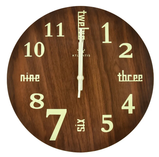 Часы настенные Atlantis M6012-3 корич