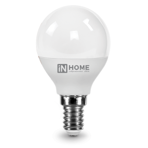 Лампа LED-ШАР-VC 6Вт 230В Е14 6500К 570Лм IN HOME