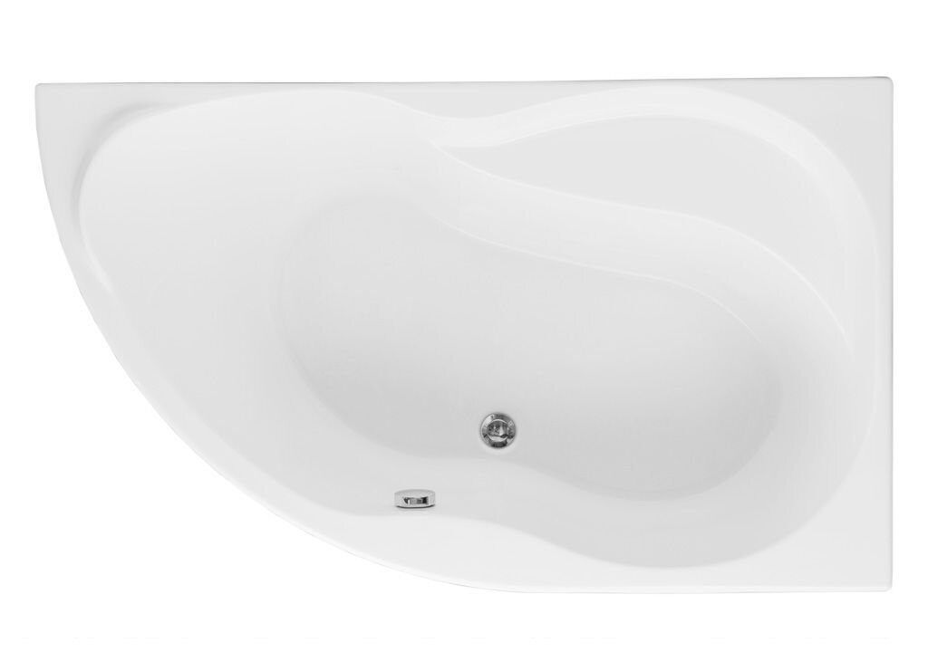 Ванна акриловая CAPRI 1700x1100x695мм L без сифона/каркас Aquanet, арт. 205345