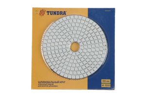 Алмазный гибкий шлифовальный круг TUNDRA "Черепашка", для мокрой шлифовки, 100 мм, № 1500 5099274