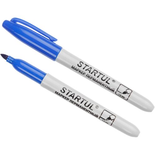 Маркер промышл. перманентный фетровый синий STARTUL PROFI (ST4350-02)